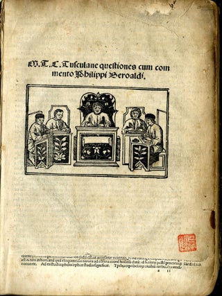 Tusculane Questiones cum Commento Philippi Beroaldi