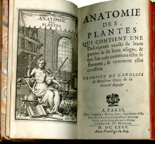 Anatomie des plantes qui contient une description exacte de leurs parties & de leurs usages,.