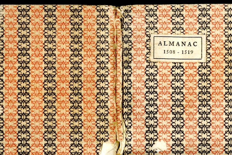 Item #047909 Almanac for Twelve Years: 1508-1519 [Almanacke for XII Yere]. anon.