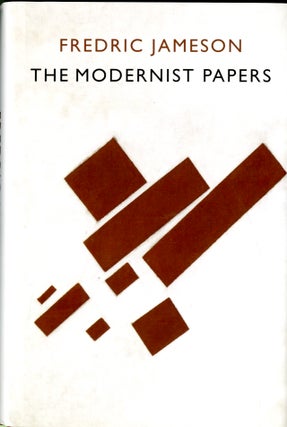 Item #047935 The Modernist Papers. Fredric Jameson