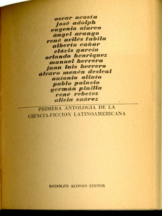 Primera Antologia de la Ciencia-Ficcion Latinoamericana
