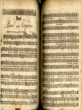 Collection of Printed Music, Folk Songs Published in America Around 1800