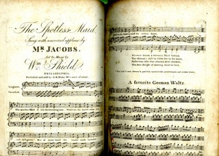 Collection of Printed Music, Folk Songs Published in America Around 1800