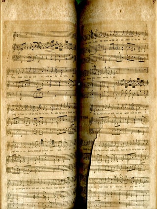 Collection of Printed Music, Irish and Scottish Folk Songs Published in America Around 1810