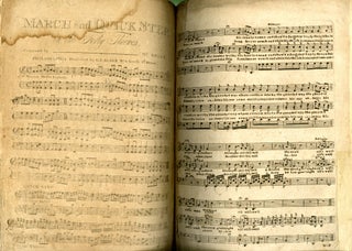 Collection of Printed Music Published in The U.S. in the very early 1800s including Jefferson's March