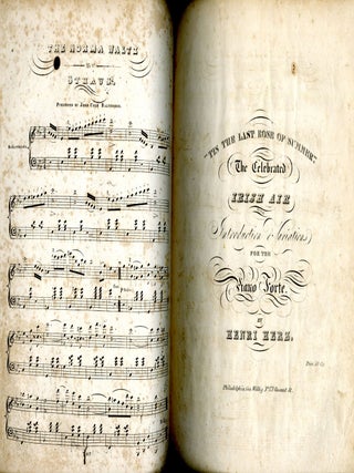 Collection of Printed Music Published in The U.S. in the first half of the 19th century; Strauss Waltzes etc.