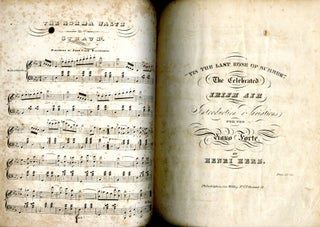 Collection of Printed Music Published in The U.S. in the first half of the 19th century; Strauss Waltzes etc.