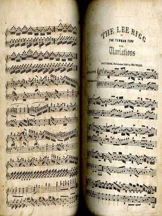Collection of Printed Music Published in The U.S. in the first half of the 19th century; Strauss Waltzes etc.