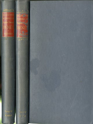 Item #048060 Selected Works of Stephen Vincent Benét. Stephen Vincent Benét