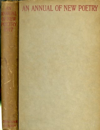 Item #048080 An Annual of New Poetry 1917. Robert Frost