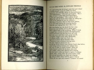 In Memoriam: Edward Thomas, being number Two of the Green Pastures series