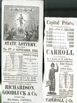 Item #048158 English State Lottery Advertisements