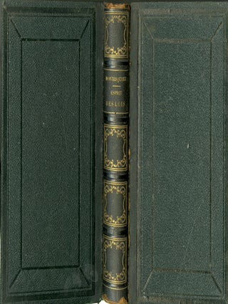 Item #048211 Esprit des Lois. Montesquieu