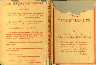 Item #048216 The Case for Christianity. C. S. Lewis