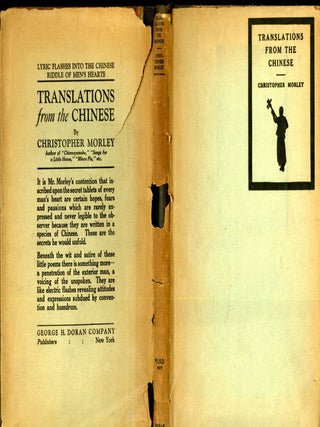 Item #048219 Translations from the Chinese. Christopher Morely
