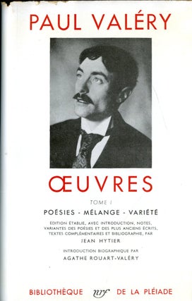 Item #048230 Oeuvres: Tome I. Paul Valery