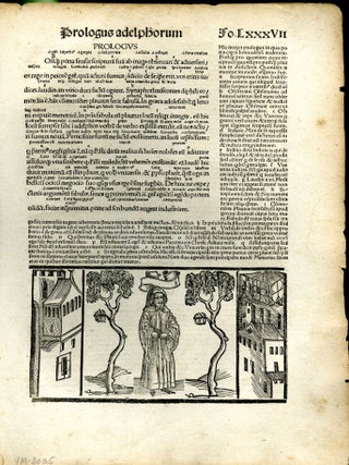 Item #048275 Terentius comico carmine. (single leaf). Publius Terentius Afer, Terence
