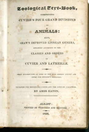 Zoological Tex-Book, Comprising Cuvier's Four Grand Divisions of Animals