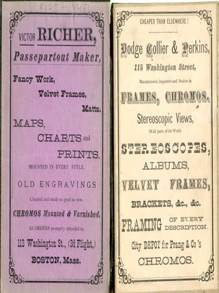 Guide to Strangers Map of Boston, 1872 (cover title)