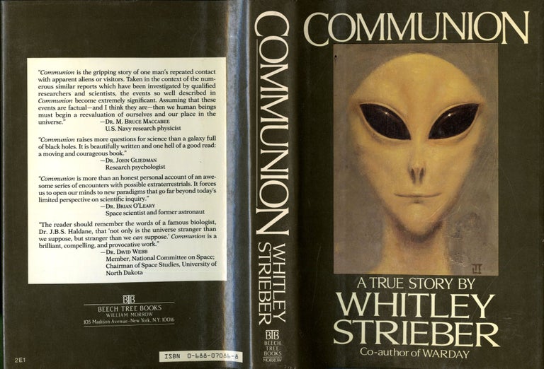 Item #048397 Communion: A True Story. Whitley Strieber.