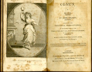 British Theater: Comus, A Mask Adapted for Theatrical Representation...The Alchymist, A Comedy as Altered from Ben Jonson; Love for Love, A Comedy...The Rival Queens; or the Death of Alexander the Great
