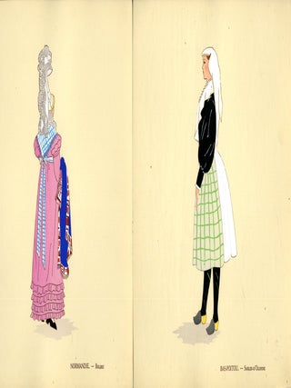 Item #048429 Les Costumes Du Pays De France. Keim Aline, Line Coline