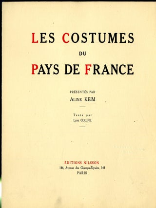 Les Costumes Du Pays De France