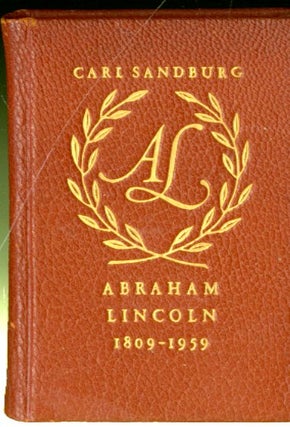 Item #048464 Abraham Lincoln Sesquicentennial: Address of Carl Sandburg Before the United States...