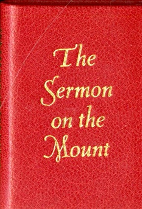 Item #048475 The Sermon on the Mount. Matthew