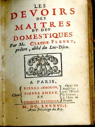 Les Devoirs des Maitres et des Domestiques