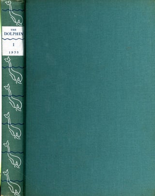 Item #048543 The Dolphin: A Journal of the Making of Books Number One. Frederic Goudy, Paul Koch