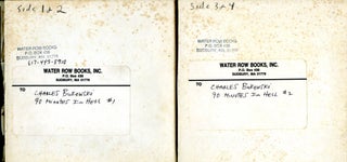 Item #048600 Original reel-to-reel recordings of "90 Minutes in Hell" Charles Bukowski