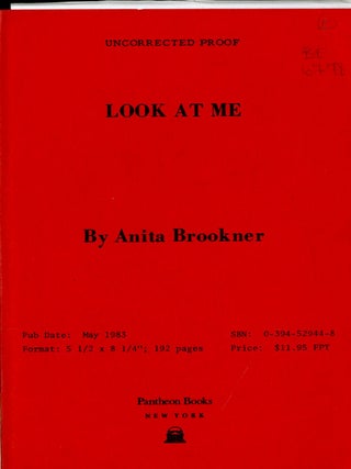 Item #048605 Look at Me. Anita Brookner