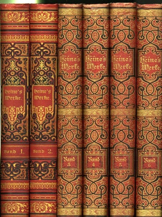 Item #048635 Heinrich Heine's Werke. 6 Bande. Heinrich Heine