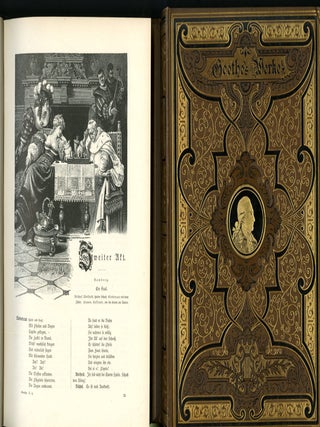 Goethes Werke. Illustrirt von ersten deutschen Künstlern. Band 1-5