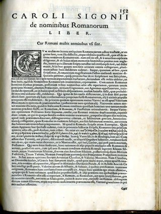 Fasti Consulares, ac Triumphi Acti a Romulo Rege Usque ad ti. Caesarem. Eiusdem In Fastos, et Triumphos, id est In Universam Romanam Historiam Commentarius