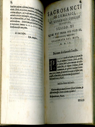Canones et Decreta Sacrosancti Oecumenici et Generalis Concili Tridentini Sub Paol III. Iulio III, Pio IIII Pontificibus Max