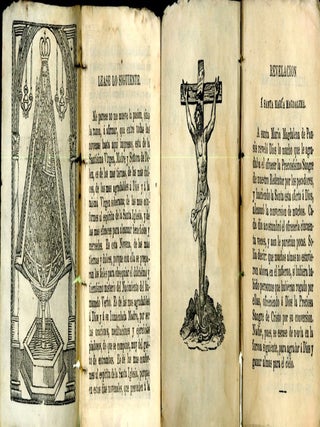 Five Mexican Religious Chapbooks with Engravings published by Murguia: Devocio Para el Dia Ocho; Novena de Maria Santisima; Ofrecimiento de la Preciosisima Sangre de Cristo; Novena de Jesus, Maria y Jose; Novena en Honra del Gloriosisimo Proto-Martir...S. Juan Nepomuceno
