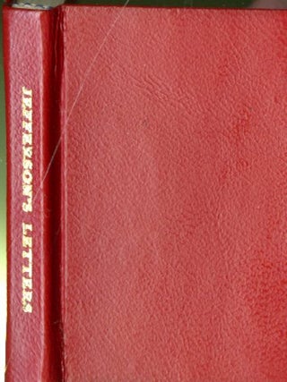 Item #048708 Letters of Thomas Jefferson. Thomas Jefferson