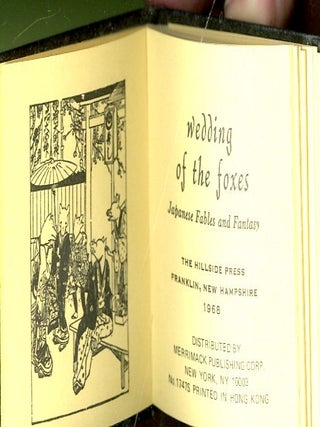 Wedding of the Foxes: Japanese Fables and Fantasy