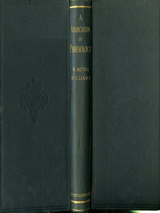 Item #048788 A Vindication of Phrenology. Mattieu Williams W