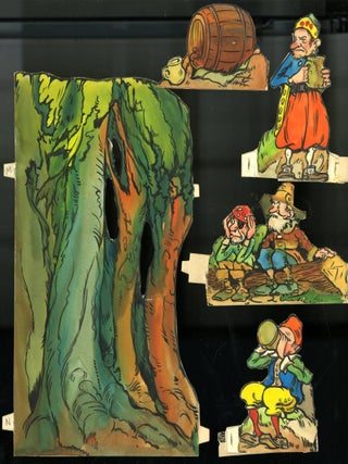 Rip Van Winkle Cut-Out Pageant: Hand Painted Mock-Up by George Carlson