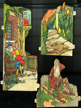 Rip Van Winkle Cut-Out Pageant: Hand Painted Mock-Up by George Carlson