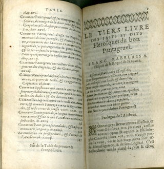 Les Oeuvres de M. François Rabelais, Docteur en Medecine