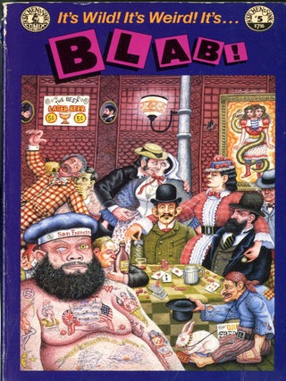 Item #048967 Blab Number 5 Summer 1990. Monte Beauchamp, Chris Ware