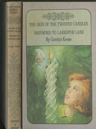Item #049196 The Sign of the Twisted Candle; Password to Larkspur Lane. Carolyn Keene