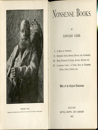 Nonsense Books: A Book of Nonsense; Nonsense Songs, Stories, Botany and Alphabets; More Nonsense Pictures, Rhymes, Botany etc.; Laughable Lyrics: A Fresh Book of Nonsense Poems, Songs, Botany, etc