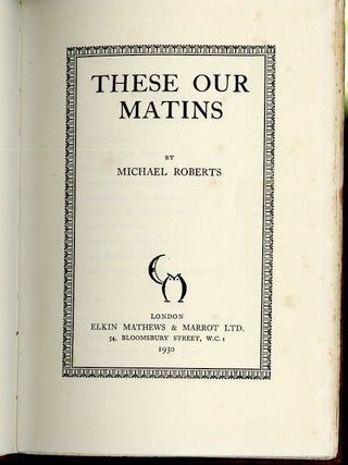 These Our Matins