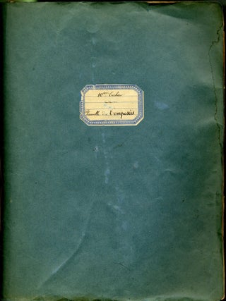Item #049346 Botanical Speciment Book of Mounted Thistle and Wildflower Samples. Botanical Specimens