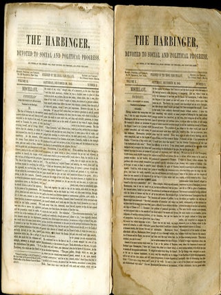 Item #049427 The Harbinger Devoted to Social and Political Progress: Volume II Numbers 1-8,...